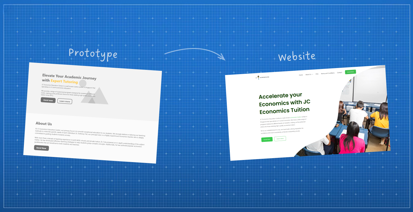 Designing and building websites for clients